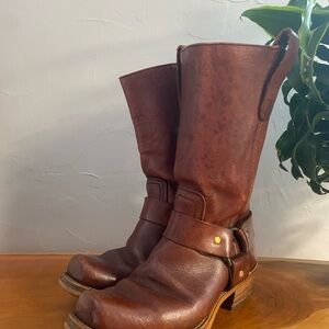 Rugged Canada West Vibram Harness Boots